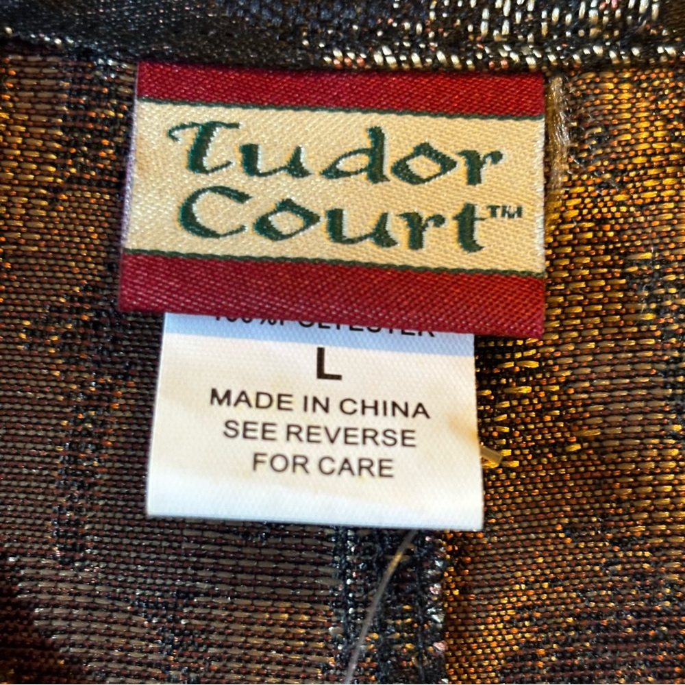 Tudor Court NWOT Jacquard Animal Print Tapestry Lightweight Jacket Size Large - Picture 3 of 8